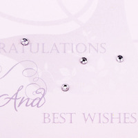 WINPSHENG — carte d'invitation de mariage, impression à la main, avec design en aluminium chaud