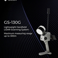 Scanner laser 3D LiDAR SLAM portable Geosun GS130G haute précision 1920000 points/secondes RTK PPK pour la construction de tunnels et la foresterie