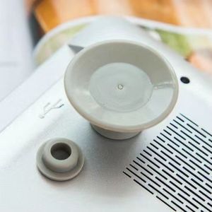 Laptop Cooler Feet Anti Slip Rubber Pads Tall Block Stand Base 4 Pieces For Office Use Air Cooled PVC Material - Product Image 1