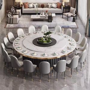 Tavolo da Pranzo di Lusso con Piattaforma Girevole Automatica per Casa, Ristorante e Uso Commerciale - Product Image 5