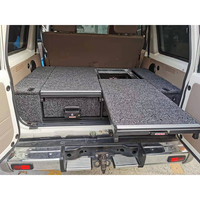 Accessoires 4x4 pour voiture, tiroir en acier avec boîte de rangement arrière pour la cuisine, pour Toyota Land Cruiser série 76, tiroirs arrière