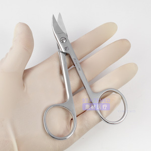 Tijeras Dentales Jinguan con Puntas Rectas y Curvas de 13 cm, Instrumento Quirúrgico para Recorte de Encías, Uso Dental - Product Image 1