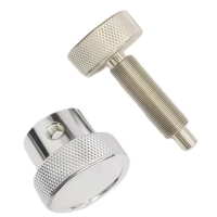 Stainless Steel Aluminum Knurled Thumb Screw Precision Fastener Custom OEM CNC Turning Parts Service for Equipment Panel