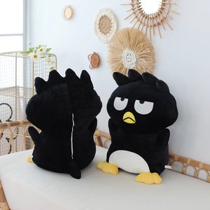 Peluche BoTu Cute Badtz Maru, Peluche de Pingüino Negro de <span class=keywords><strong>Anime</strong></span>, Almohada para Abrazar, Muñeca de Estilo Japonés, Almohada Decorativa, Regalos de Navidad para Niñas - Product Image 5