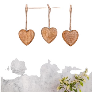 Fait à la main <span class=keywords><strong>sculpté</strong></span> à la main tenture murale décor de campagne rustique <span class=keywords><strong>coeur</strong></span> <span class=keywords><strong>en</strong></span> <span class=keywords><strong>bois</strong></span> ornements avec ficelle de jute ferme 4 pouces coeurs <span class=keywords><strong>en</strong></span> <span class=keywords><strong>bois</strong></span> - Product Image 6