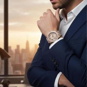 นาฬิกาเพชรโมอิสซาไนต์สไตล์ญี่ปุ่นจากซัพพลายเออร์อินเดีย สำหรับงานปาร์ตี้และงานกลางคืน ราคาโรงงาน - Product Image 2