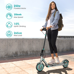 Scooter with 25km/h 250W for EU Foldable Escooter Fast Adult 8.5 Inch Tire E Scooter with <b>Smart</b> APP - Product Image 4