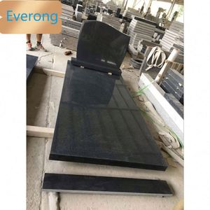 Prix bas chinois impérial gris granit pierre tombale funéraire, nouveau style ange monument cimetière, chine noir granit monuments - Product Image 3