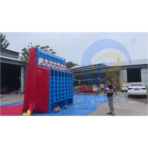 Jeu de tir au basket-ball gonflable interactif portable pour enfants et adultes avec ballon inclus pour les événements de carnaval - Product Image 4