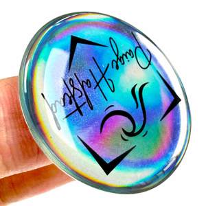 Etiqueta Adhesiva 3D Personalizada con Resina Epoxi, Transparente, Impermeable, para Caja de Regalo, Botella de Vino, Superficie de Vidrio - Product Image 1