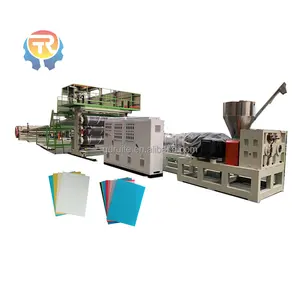 Plastik ABS /HIPS/PMMA/PE/PP masif levha/levha/kurulu ekstruder ekstrüzyon üretim makinesi