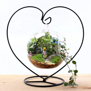 Support de pot de fleurs en fer forgé vintage, <span class=keywords><strong>anti</strong></span>-<span class=keywords><strong>rouille</strong></span>, support de plantes en métal pour jardin extérieur et décoration intérieure - Product Image 1