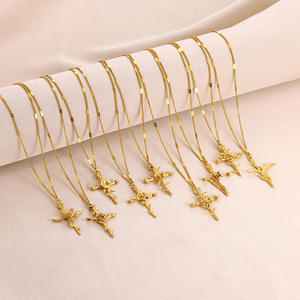 สร้อยคอจี้รูปดอกไม้เดือนธันวาคมแบบสามมิติ ชุบทองบนสแตนเลส พร้อมสายสร้อยไม้ไผ่ สำหรับทุกเพศ เหมาะสำหรับเทศกาลต่างๆ ลดราคาพิเศษ - Product Image 4