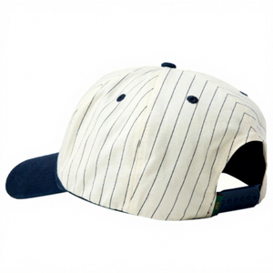 100% Cotton 5 Panel Baseball <b>Cap</b> Curved Brim Two-Tone Design Drawstring Back Custom Logo Embroidery OEM Manufacturer - Product Image 2