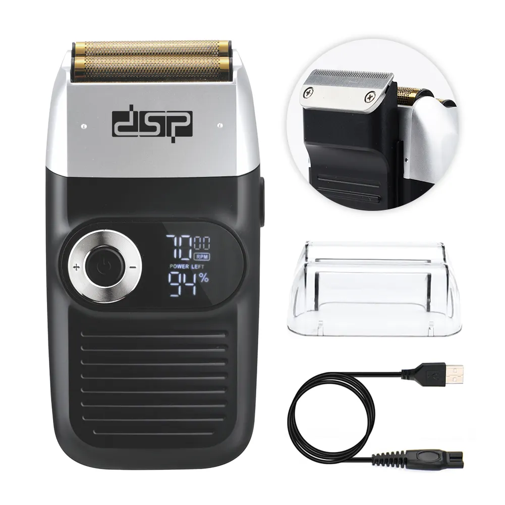 DSP professional High Quality Excellent Wonderful smart shaver barber 3W man shaver floating Heads electric shavers