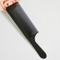 Peigne fin de Salon de coiffure, peigne noir avec peigne professionnel, pour coupe de cheveux