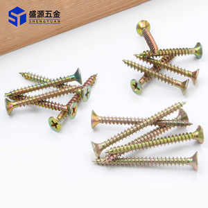 Shengyuan Tapping Screws Metric 4mm Zinc Plated Carbon Steel Wood <b>Fasteners</b> Sink Head Phillips - Product Image 5