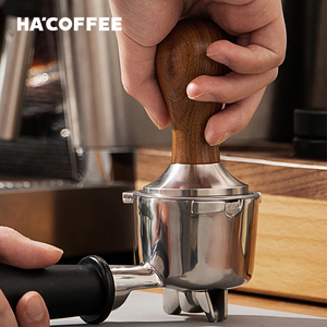 Piccolo Distributore e Pressino Manuale per <span class=keywords><strong>Caffè</strong></span> 49mm 51mm 53mm 54mm 58mm, Pressino per <span class=keywords><strong>Caffè</strong></span> con Base Piatta e Manico in Legno - Product Image 6