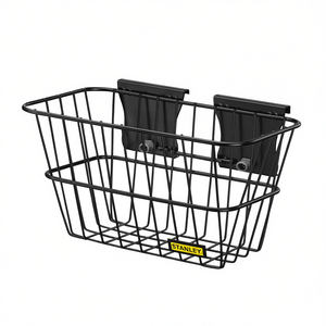 Panier de rangement mural Stanley en métal noir pour outils - Product Image 2