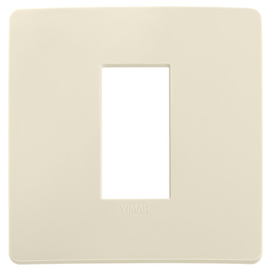 Vimar Plana Up 1M Matt Ivory Plate 9.7x12.5cm Wall <b>Switch</b> Cover - Product Image 1