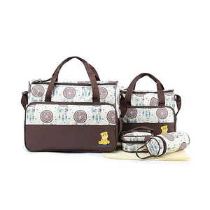En stock, vente en gros, <span class=keywords><strong>pas</strong></span> cher : Ensemble de sacs à couches 5 pièces à pois, <span class=keywords><strong>sac</strong></span> fourre-tout pour maman et <span class=keywords><strong>sac</strong></span> à <span class=keywords><strong>langer</strong></span> bandoulière - Product Image 4