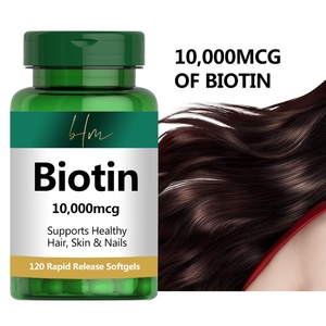 Nguồn Nhà Máy Cấp Thực Phẩm Biotin Softgel Vitamin B7 Bổ Sung OEM Xuất Khẩu - Product Image 2