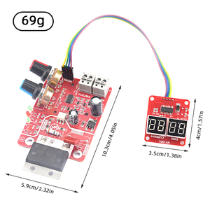NY-D01 40A/100A Digital Display <strong>Spot</strong> Welding Module Time and Current Controller Panel Timing Ammeter <strong>Spot</strong> Welders Control <strong>Board</strong> - Product Image 3