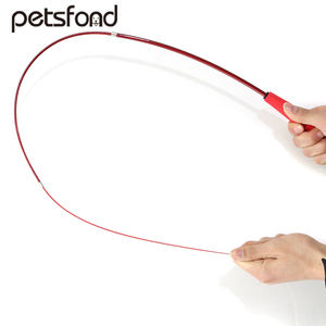 Cat Teaser bacchette canna da pesca telescopica a tre sezioni bacchetta gattino divertente Catcher Teaser Stick Rod bastone interattivo Teaser giocattoli - Product Image 6