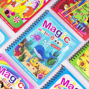 Bestseller Lehrreiches Kinder-Wasser-Malbuch, Löschbares Kritzel- und Zeichenbuch, Zeichenspielzeug, Magisches Buch für Kinder - Product Image 2