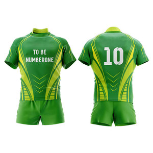Uniformes de Rugby de Nuevo Estilo para Hombre, Hechos a Medida, Conjuntos de Uniformes de Rugby de Alta Calidad, Jersey y Pantalones Cortos Sublimados, Ropa de Entrenamiento - Product Image 5