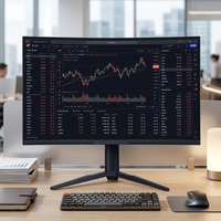 Moniteur PC IPS 27 pouces 240 Hz à taux de rafraîchissement élevé pour postes de travail multi-écrans et bureaux de courtage – Vente en gros