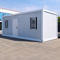 Estructura de Acero Prefabricada Modular Moderna e Impermeable para Viviendas Pequeñas, Contenedor, RV, Cochera, Baño, Taberna, Villa, Parque