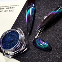 Pigment magnétique effet œil de chat 3D caméléon à changement de couleur pour maquillage