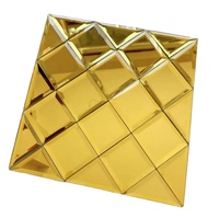 Carreau de miroir en mosaïque de style moderne Art déco Design d'intérieur décoratif pour la solution de design graphique de chambre d'hôtel