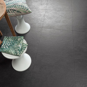 Piastrella Nera Doha 60x60 Cm 10 Mm, Finitura Opaca Texturizzata, Bordo Rettificato per Pavimenti e Pareti - Product Image 4