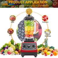 Sunton Aanpasbare Multifunctionele Huishoudelijke Fruit Fruit Vers Sap Smoothie Mixer Zware Commerciële Industriële Blender