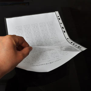 Pochette de classement A4 transparente en PP à 11 trous, pochette de rangement pour feuilles mobiles, couverture protectrice, dossier, page intérieure, pochette pour documents, livre champignon - Product Image 3