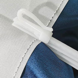 Cinta de cortina de buena calidad, utilizado con ojales, fácil de montar, plegable, Blanca, no tejida - Product Image 3