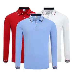 Classic Knitted Soft Breathable Polo Shirts Sublimable Homme En Cotton For Men