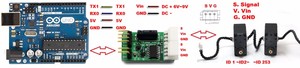 Feetech Mini Smart TTLinker Metal Signal Conversion Board for RC Servos (10kg/15kg Torque)-Toy Robot <b>DIY</b> <b>Kit</b> - Product Image 5