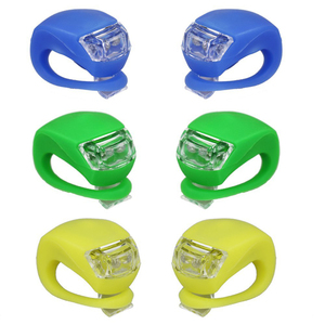 Phụ Kiện Xe Đạp Silicone Cao Su LED Xe Đạp Ánh Sáng Nhấp Nháy Cảnh Báo Bánh Xe Xe Đạp Nói Ánh Sáng Bán Buôn - Product Image 1