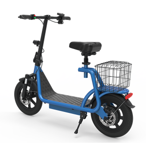 Scooter Eléctrico X12 Azul de 12 Pulgadas, Bicicleta de Reparto de Alimentos de Largo Alcance, Plegable, de Alta Velocidad, X12 - Product Image 2