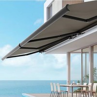 Günstiger Preis Luxuriöse Elektrische Wasserdichte Einziehbare Dachpergola für den Außenbereich mit 10-Jähriger Garantie und Fernbedienung