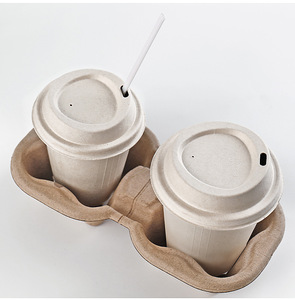 Vasos de Papel Desechables Biodegradables de Pulpa Virgen Compostable, Vasos Personalizados de 8oz y 12oz para Bebidas Calientes, Té con Leche, Café, Aptos para Microondas - Product Image 6