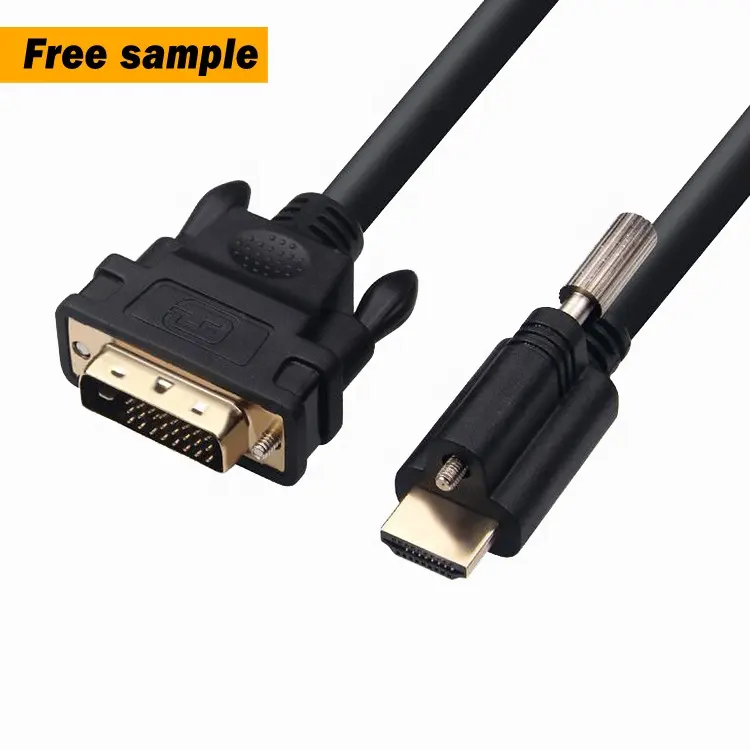 Best selling high quality 1080P 1m 1.5m male to male hdmi bi-direction HD conversion hdmi to dvi cable