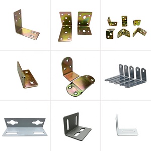 Support d'angle <span class=keywords><strong>en</strong></span> <span class=keywords><strong>fer</strong></span> galvanisé personnalisé, 1 pièce, au <span class=keywords><strong>prix</strong></span> bas, avec trous pour armoire de meuble - Product Image 6
