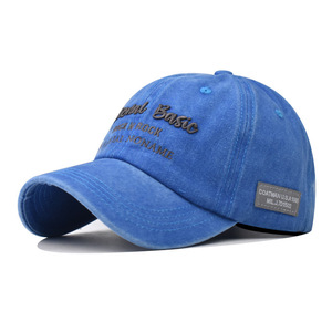Gorra de Béisbol Deportiva de Seis Piezas con Letra Personalizada Ajustable, Hecha de Algodón Puro, Gorra de Béisbol Bordada Personalizada - Product Image 1