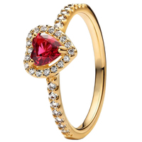Nouvelle bague en argent plaqué S925 avec zircon taillé en forme de cœur et hexagone, motif couronne et nœud d'amour, bijou de luxe pour femme, idéale pour mariage, fête ou usage quotidien