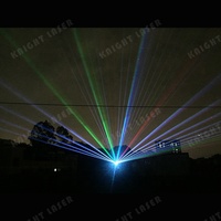 Lumière laser pleine couleur 5W pour boîte de nuit, contrôle DMX, machine de spectacle