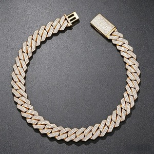 Premium Quality 925 Sterling Silver Moissanite Cuban Link <b>Chain</b> for <b>Men</b> Iced Out VVS Hip Hop Necklace Luxury Fashion Jewelry - Product Image 2